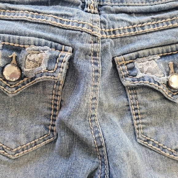 Girls Uproar sz 8 jeans - Picture 4 of 6